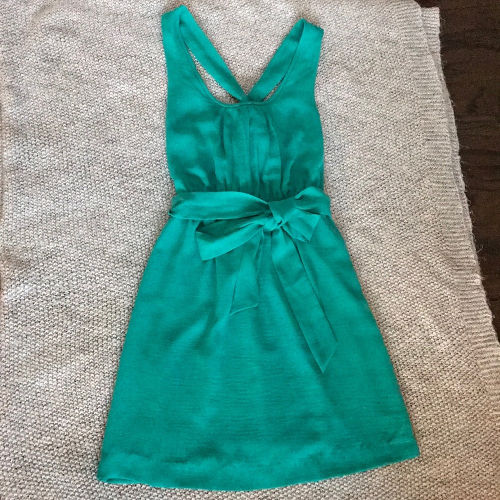 Teal summer dress